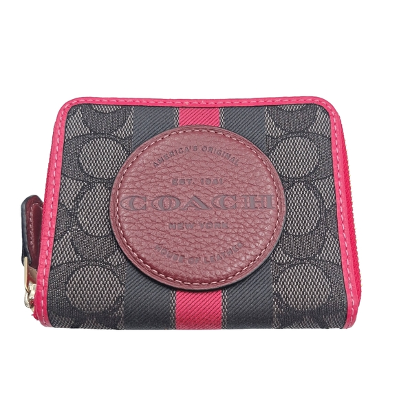 Coach Dempsey Patch Gallery Wristlet Pouch & Zip Around Wallet Bundle - 2 Pieces - Picture 9 of 16